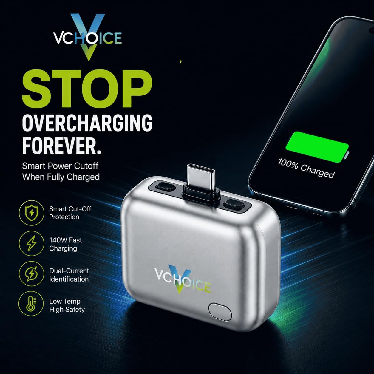 Smart Charger Adapter Auto Power Disconnector